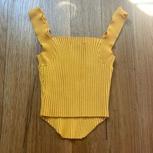 Yellow Pacsun-KENDALL&KYLIE tank S